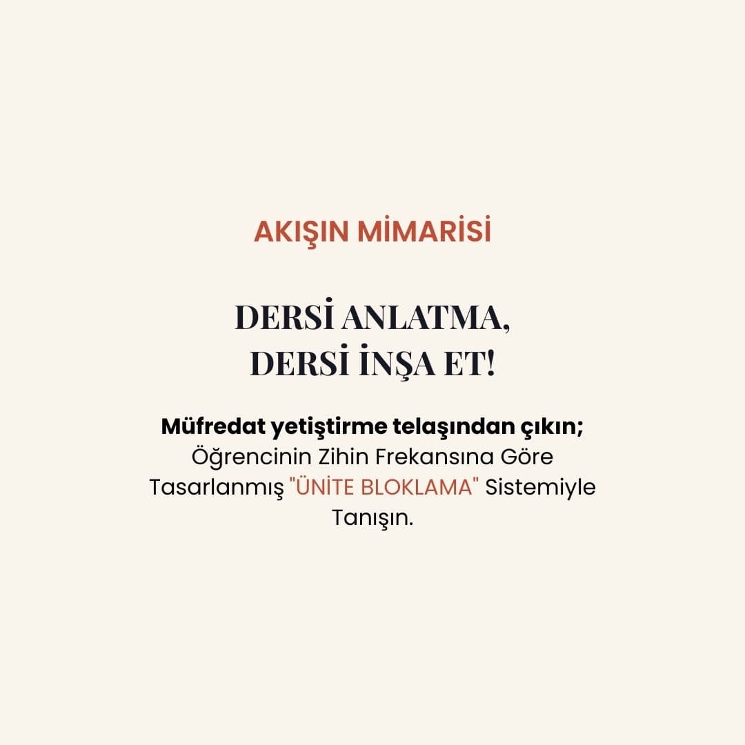 Akışın Mimarı: Ünite Bloklama Sistemi Eğitimi