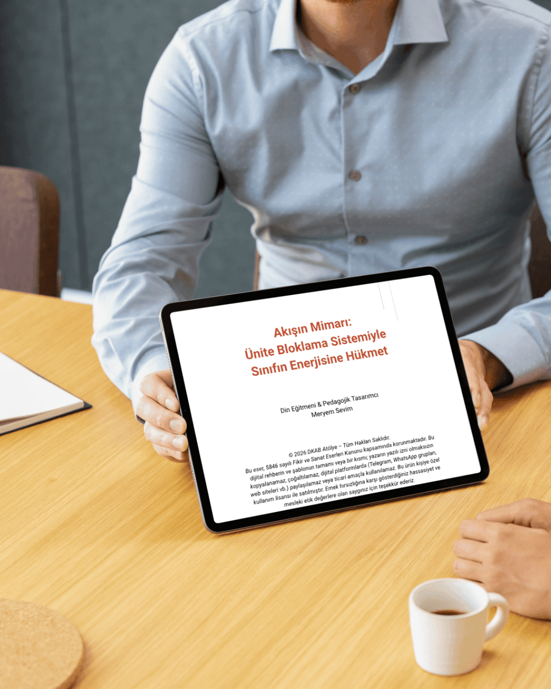 Akışın Mimarı: Ünite Bloklama Sistemi — PDF Rehber ve Şablon Seti